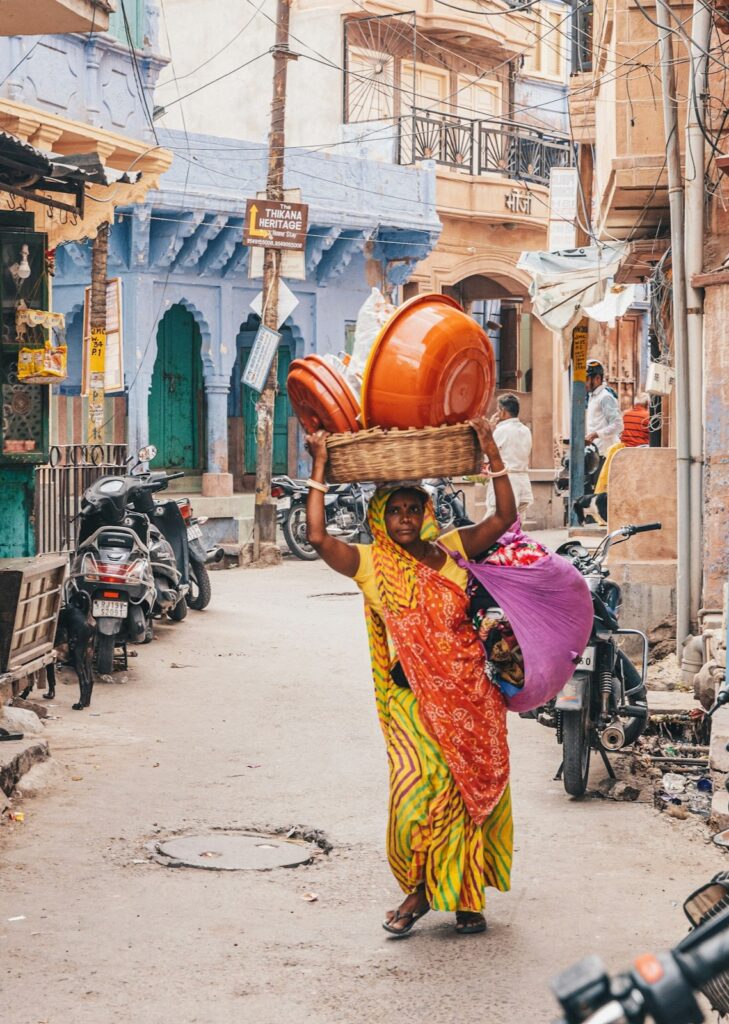 Women in India creating impact for her household.